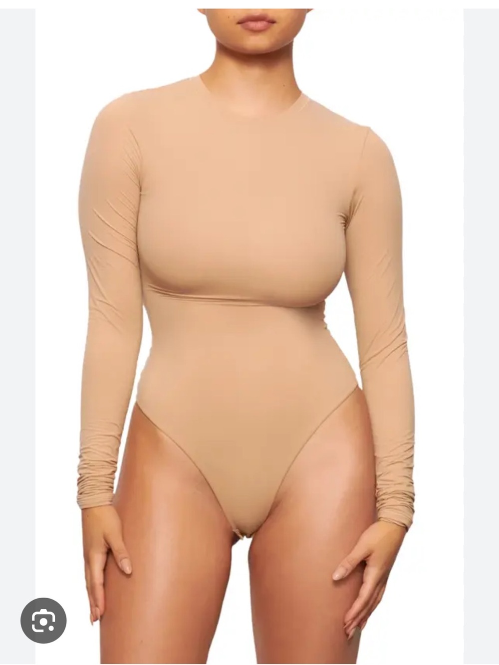 SKIMS Everyday Crewneck Long-Sleeve Bodysuit